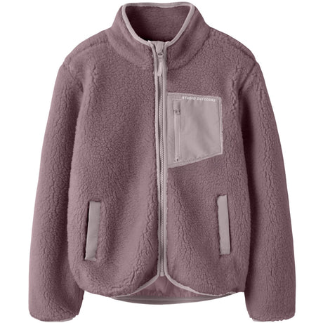 Name It Wistful Mauve Nknmattia Sherpa Jacket Pb1