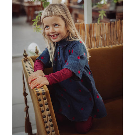 Fliink Burgendy Kenna Ls Blouse