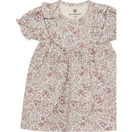 En Fant Eggnog Dress Ss Aop