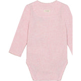 FIXONI Bleached Mauve Melange Wrap Body Ls Melange Rib