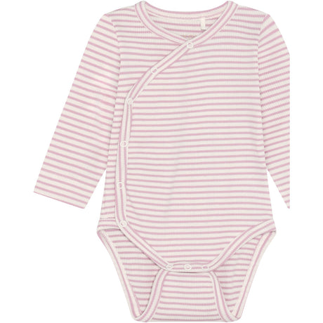 FIXONI Bleached Mauve Wrap Body Ls Rib