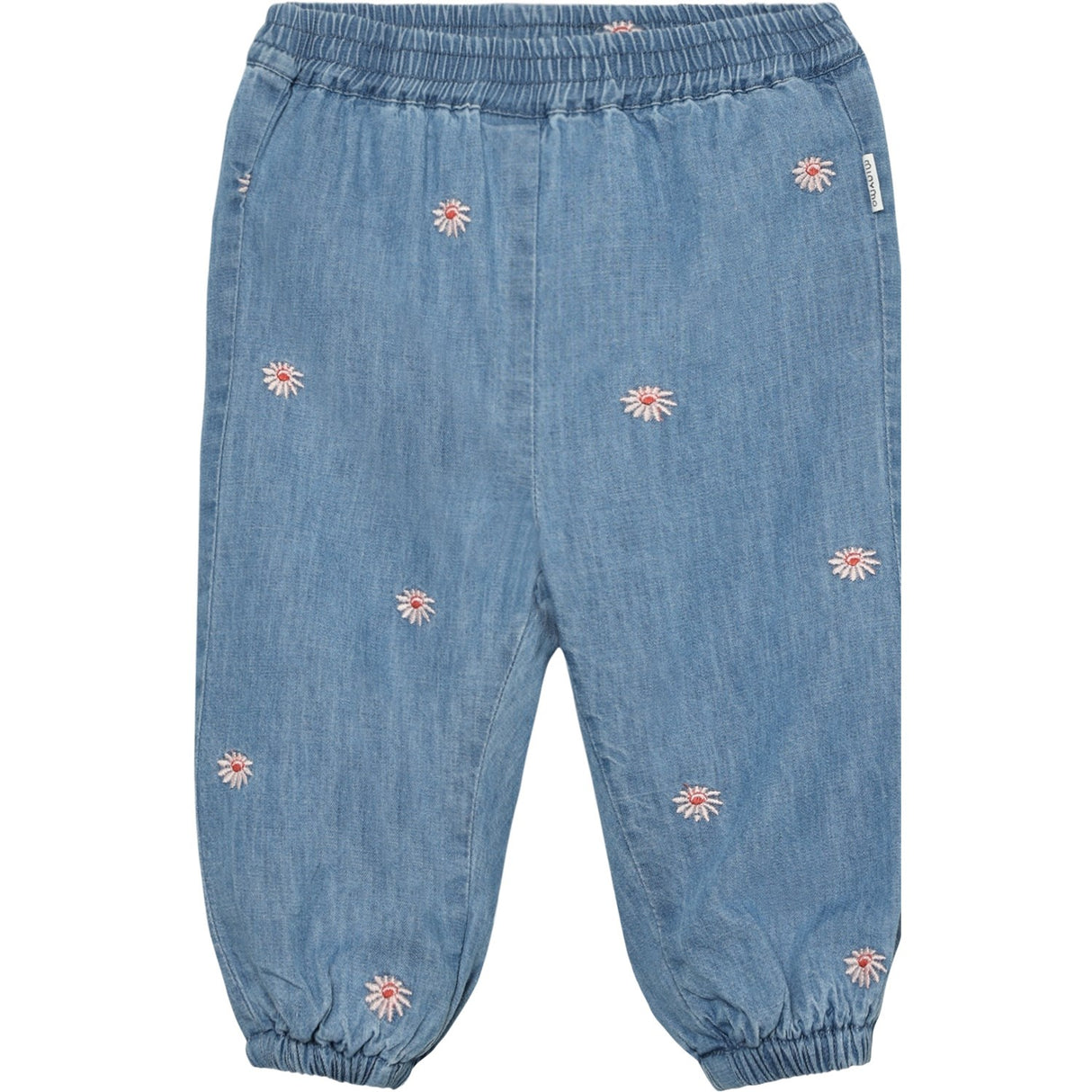 Minymo Faded Denim Pants Emb. Chambray W. Lining