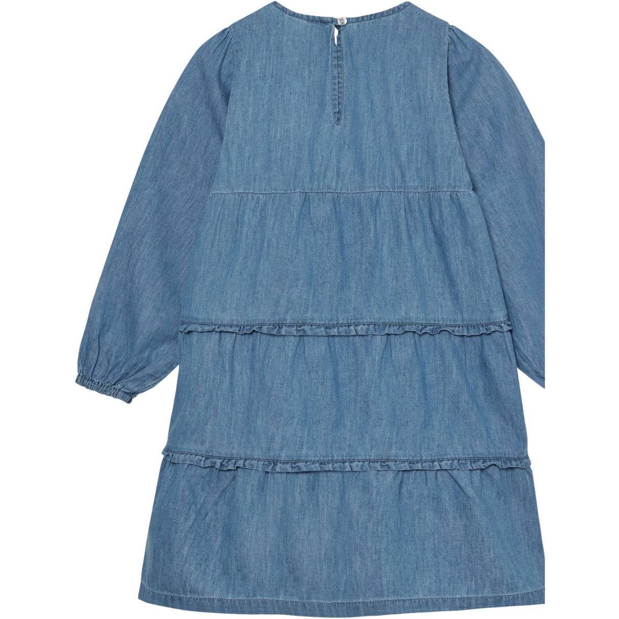 Minymo Faded Denim Dress Ls Chambray