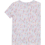 Minymo Illusion Blue T-Shirt Ss Aop