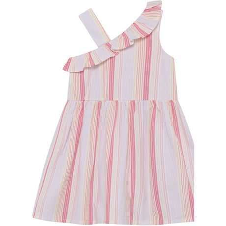 Minymo Bright White Dress Ns Y/D Seersucker