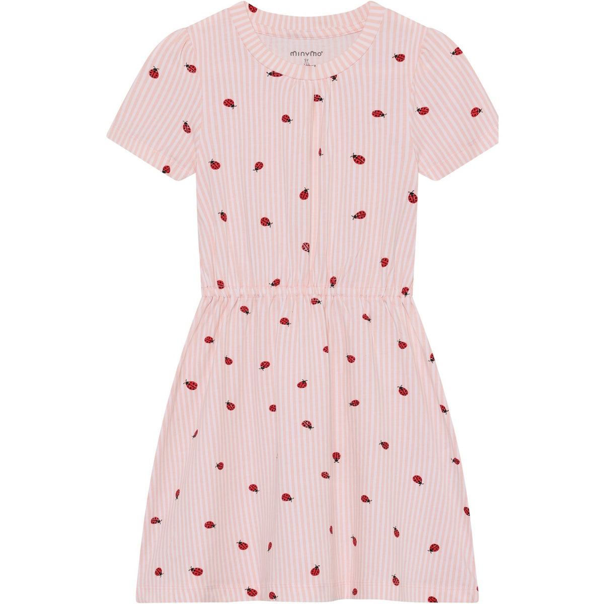 Minymo Peach Blush Dress Ss Aop