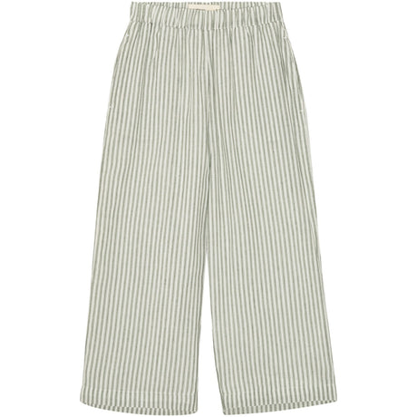 brunobruno nation Agave Green Stripe Francis Stripe Pants