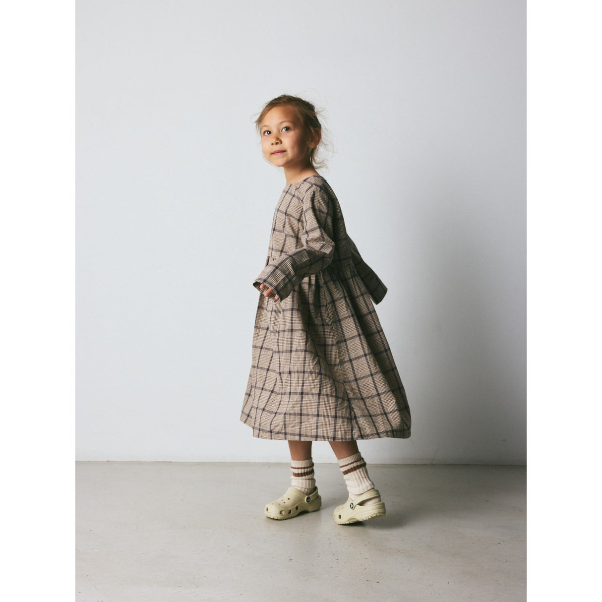 brunobruno nation Walnut Check Vita Walnut Check Dress