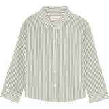 brunobruno nation Agave Green Stripe Nohrla Stripe Shirt