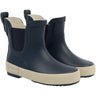 Pom Pom India Ink Look Rubber Boot Ankle