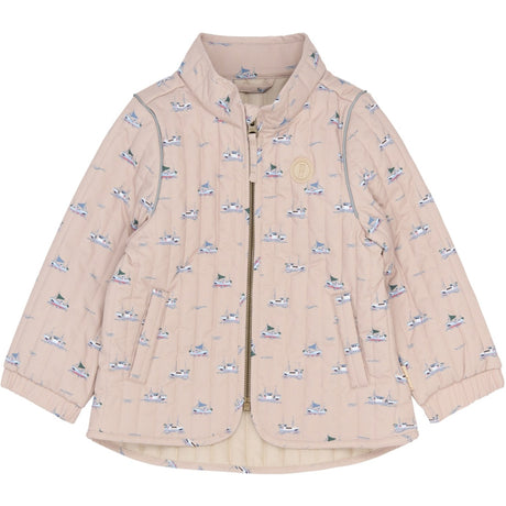 Petit Piao Oxford Tan Boat AOP PPEver Thermo Jacket