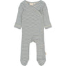 Petit Piao True Navy/Dark Off White PPDian L_S Jumpsuit Fold Feet NB NOOS