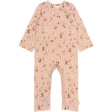 Petit Piao Misty Rose Strawberry AOP PPStar L_S Jumpsuit