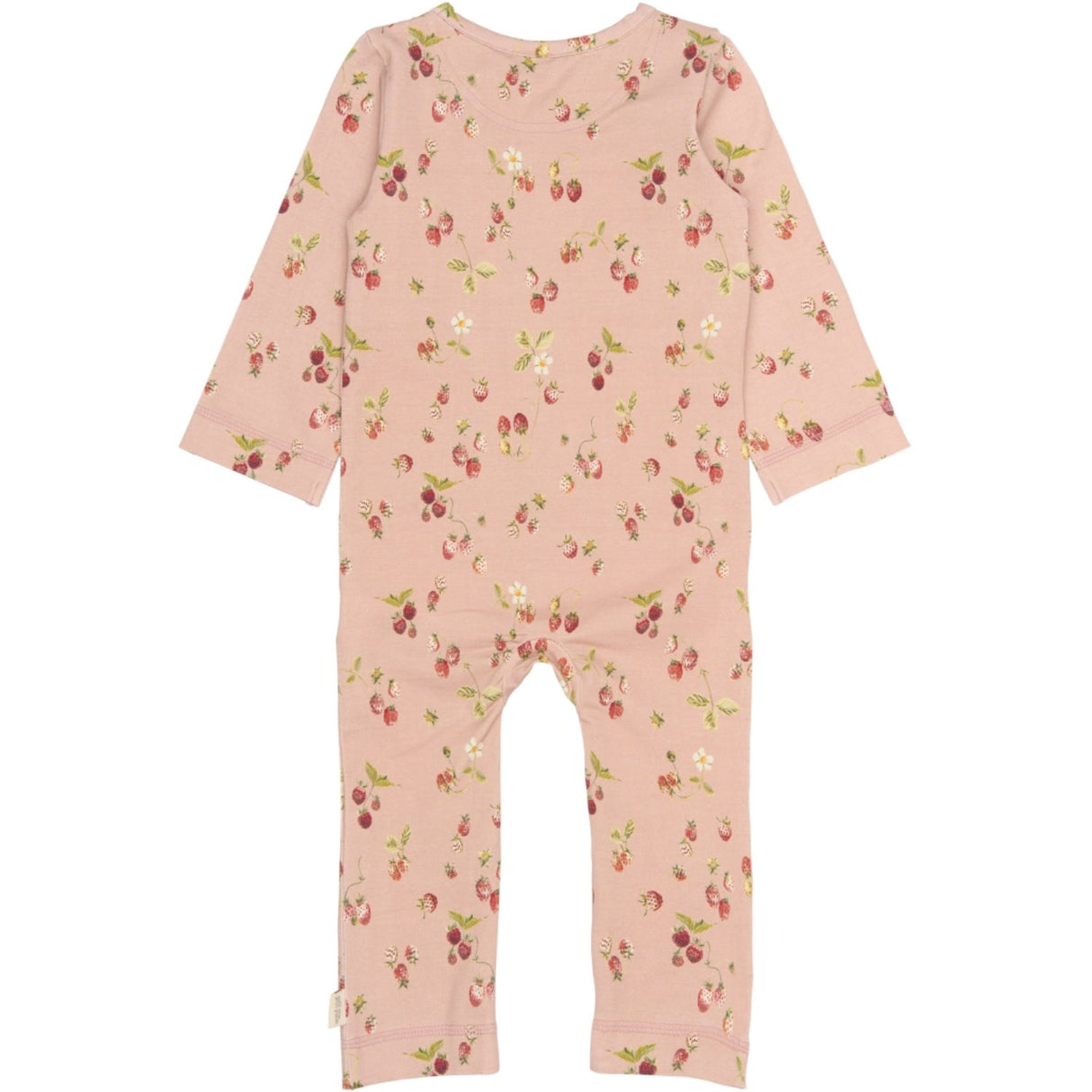 Petit Piao Misty Rose Strawberry AOP PPStar L_S Jumpsuit