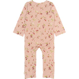 Petit Piao Misty Rose Strawberry AOP PPStar L_S Jumpsuit