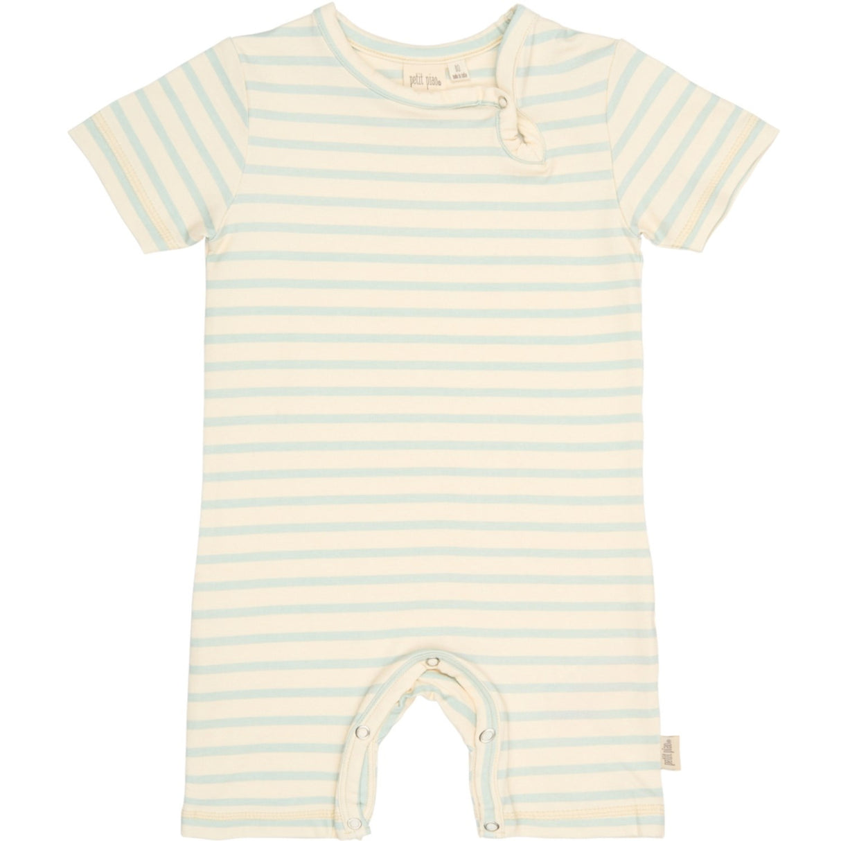 Petit Piao Winter Sky Striped Ppsun S_S Jumpsuit