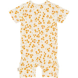 Petit Piao Eggnog Buttercup Aop Ppsun S_S Jumpsuit