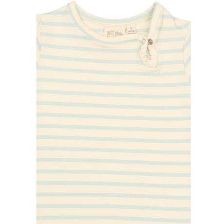 Petit Piao Winter Sky Striped Ppsun S_S Jumpsuit