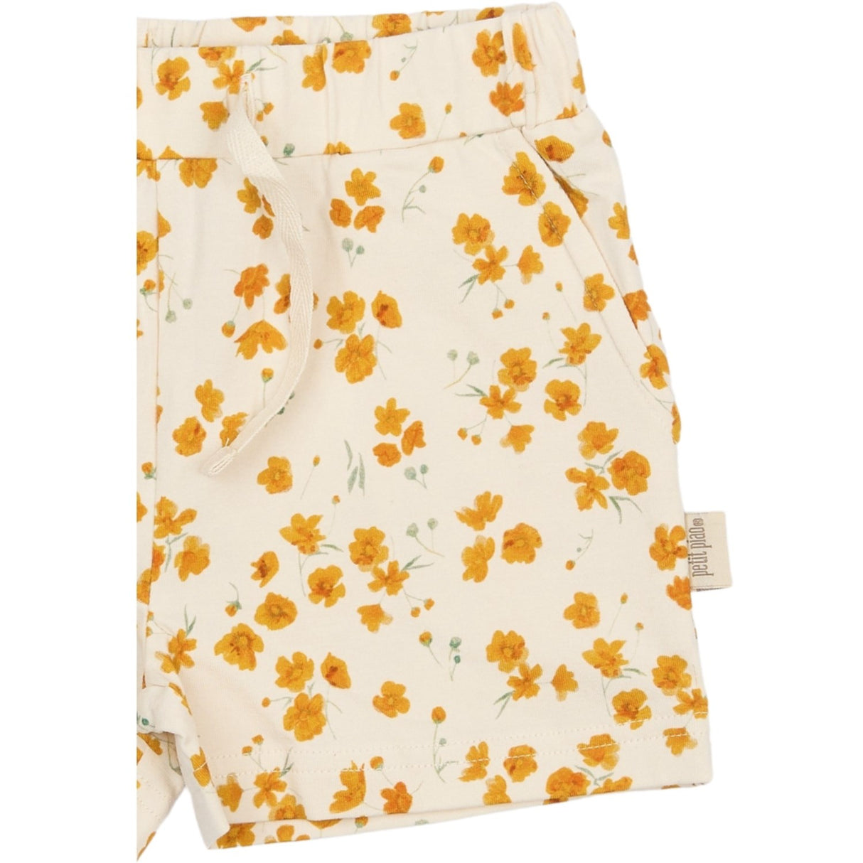 Petit Piao Eggnog Buttercup Aop Ppsun Shorts