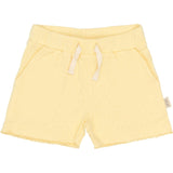 Petit Piao Mellow Yellow Ppsuze Pointelle Shorts