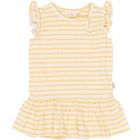 Petit Piao Dusky Citron Striped Ppsun S_L Dress