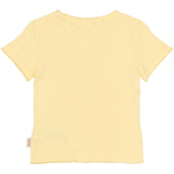 Petit Piao Mellow Yellow Ppsuze S_S Pointelle Tee