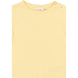 Petit Piao Mellow Yellow Ppsuze S_S Pointelle Tee