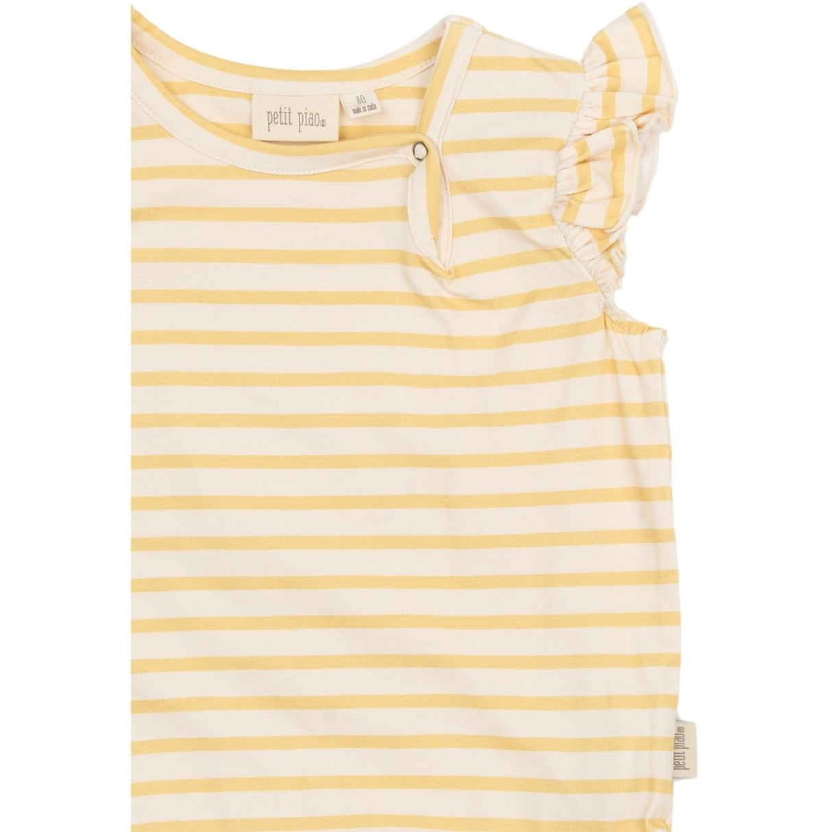 Petit Piao Dusky Citron Striped Ppsun S_L Dress