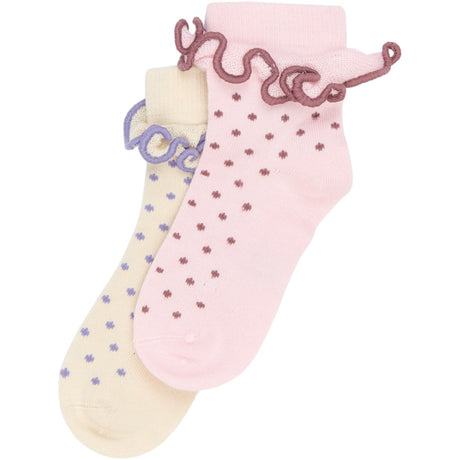 minipop® Rose Quartz Marra Bamboo Ankle Socks 2-Pack