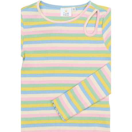 The New Multi Striped Tnstella L_S Rib Tee