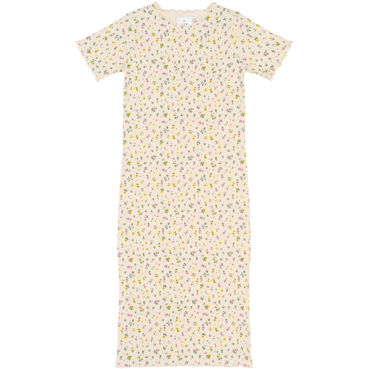 The New Gardenia Aop Tnsummer S_S Long Rib Dress