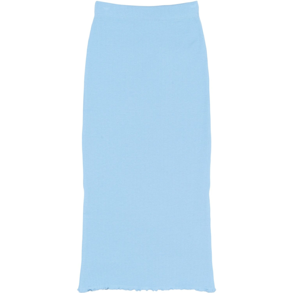 The New Forever Blue Tnrya Long Rib Skirt