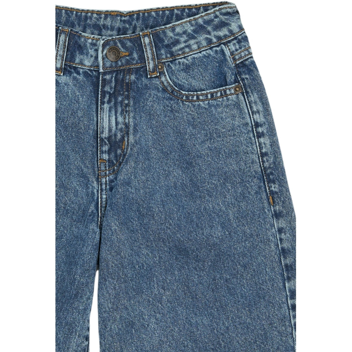 The New Light Blue Denim Tnsvende Long Baggy Fit Denim Shorts
