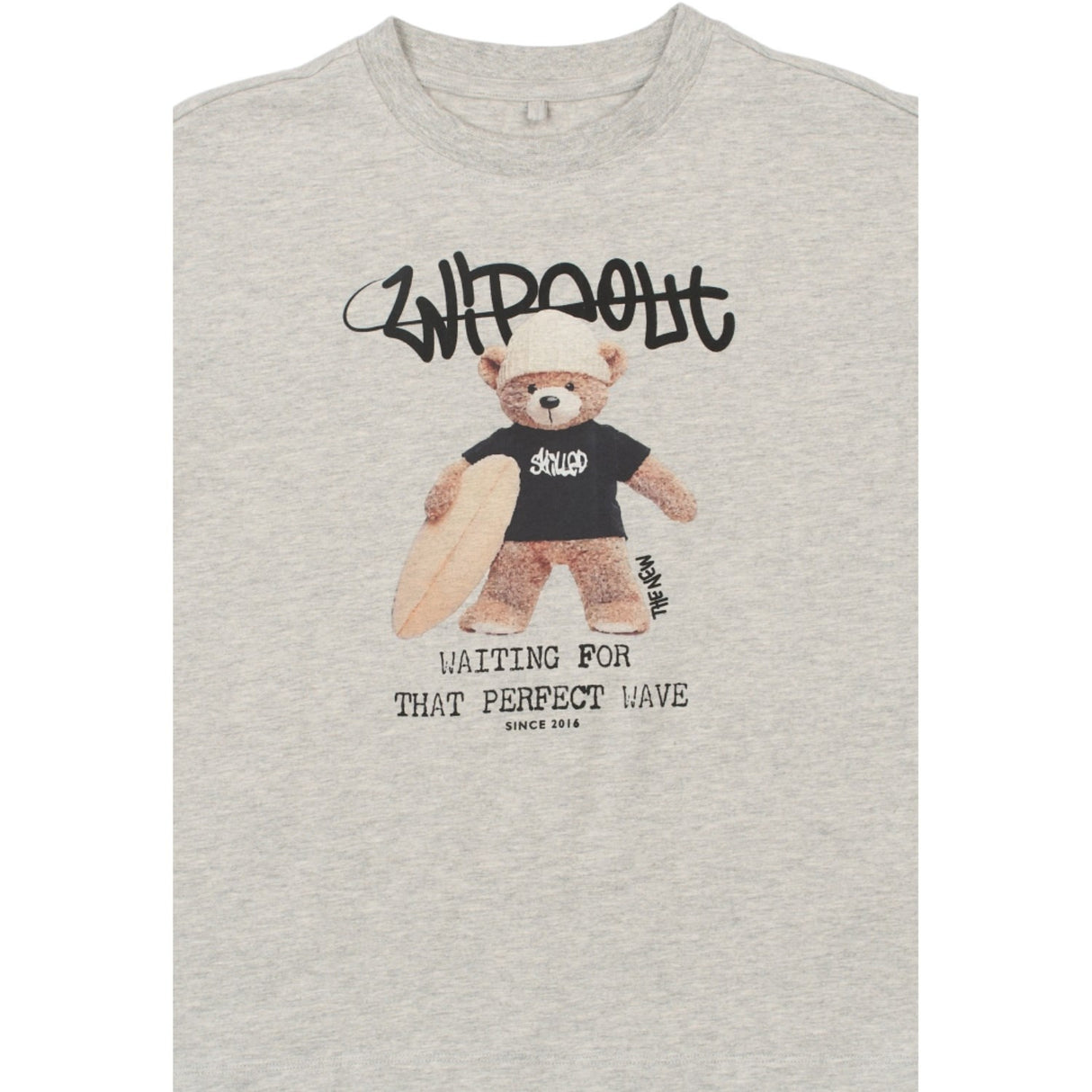 The New Light Grey Melange Tnteddy Os S_S Tee