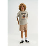 The New Light Grey Melange Tnteddy Os S_S Tee
