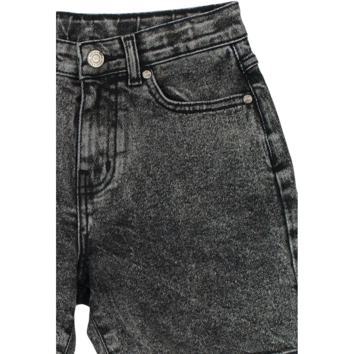 The New Light Grey Denim Tnjosh Denim Shorts