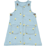 THE NEW Siblings Light Blue Denim Emb Tnstsaja S_L Denim Dress