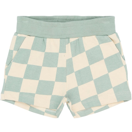 THE NEW Siblings Aqua Gray Aop Tnstsebastian Shorts