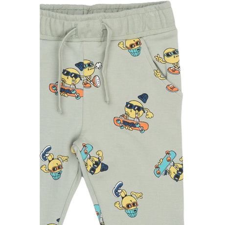 THE NEW Siblings Aqua Gray Aop Tnstsantiago Sweatpants