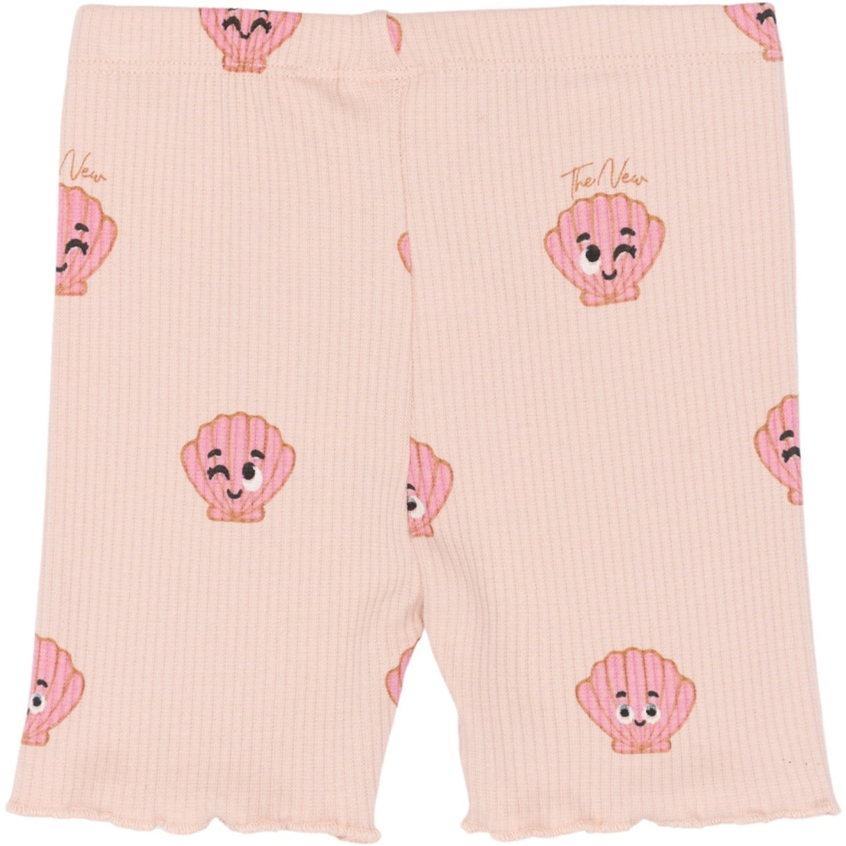 THE NEW Siblings Peach Whip Aop Tnsttinker Tight Rib Shorts