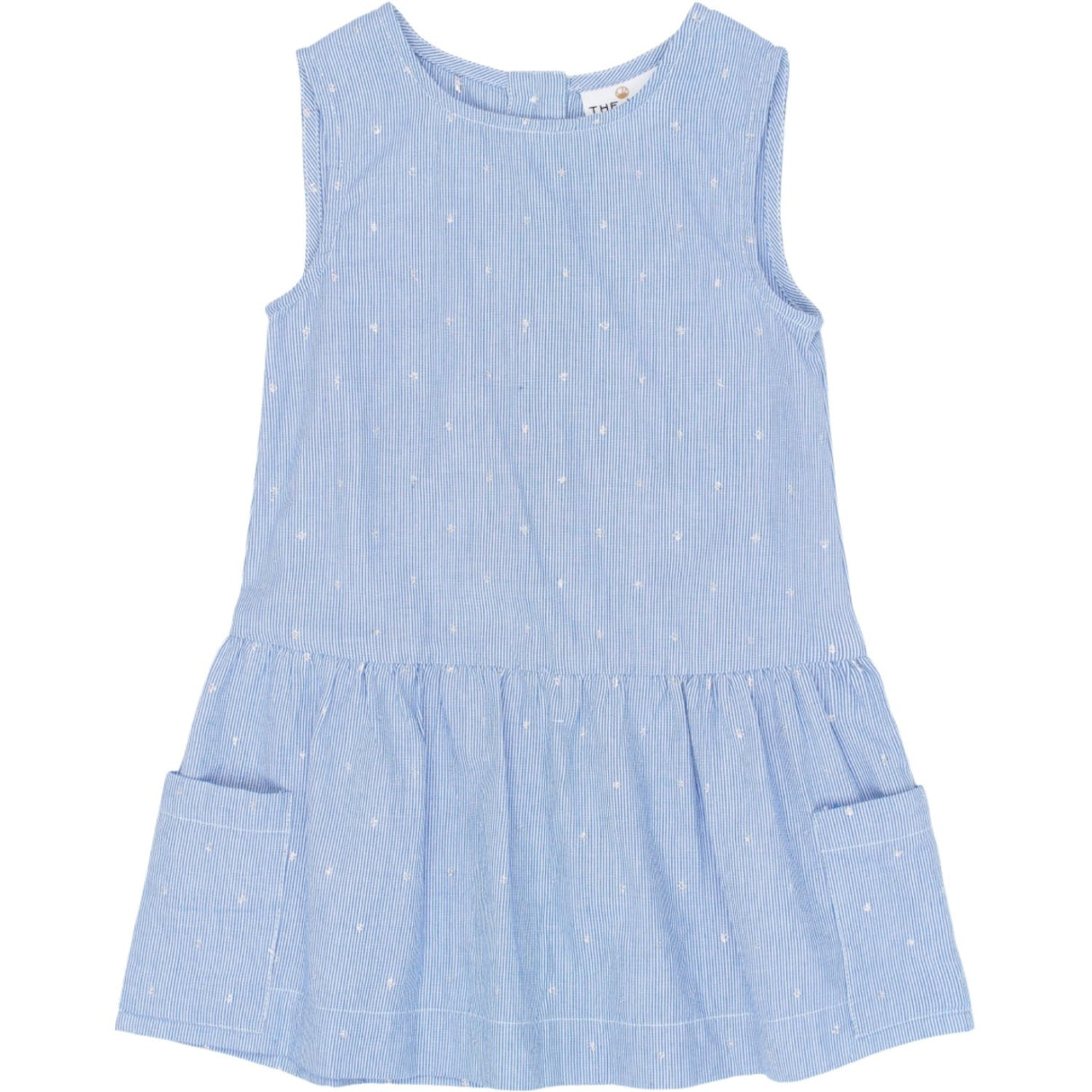 THE NEW Siblings Forever Blue Striped Tnstthea S_L Dress
