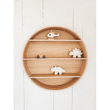 Curve Lab Natural Round Shelf