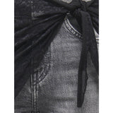 kids ONLY Black Triangle Kogrina Lace Skirt Scarf Jrs