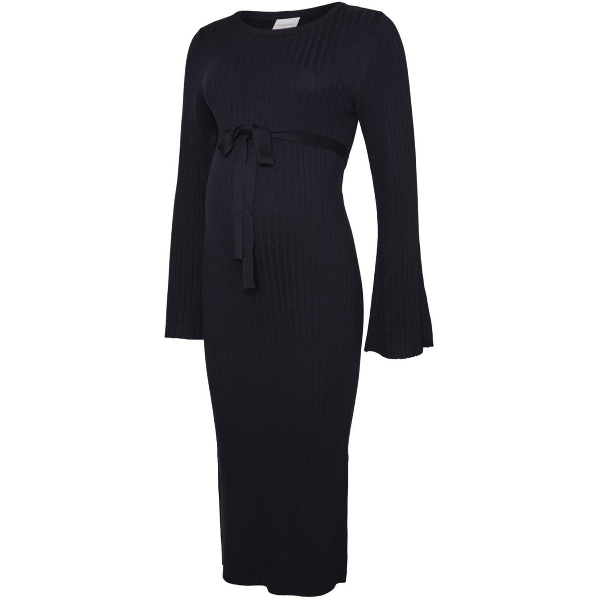 Mama;licious Navy Blazer Mlnewsiv L/S Knit Midi Dress Noos