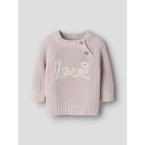Lil'Atelier Hushed Violet Nbfemlen Emb Ls Knit Lil
