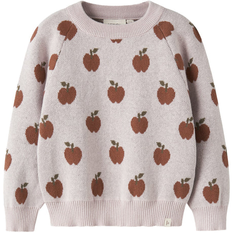 Lil'Atelier Hushed Violet Nmflulio Ls Knit Lil