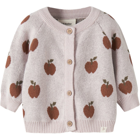 Lil'Atelier Hushed Violet Nbflulio Knit Card Lil Noos