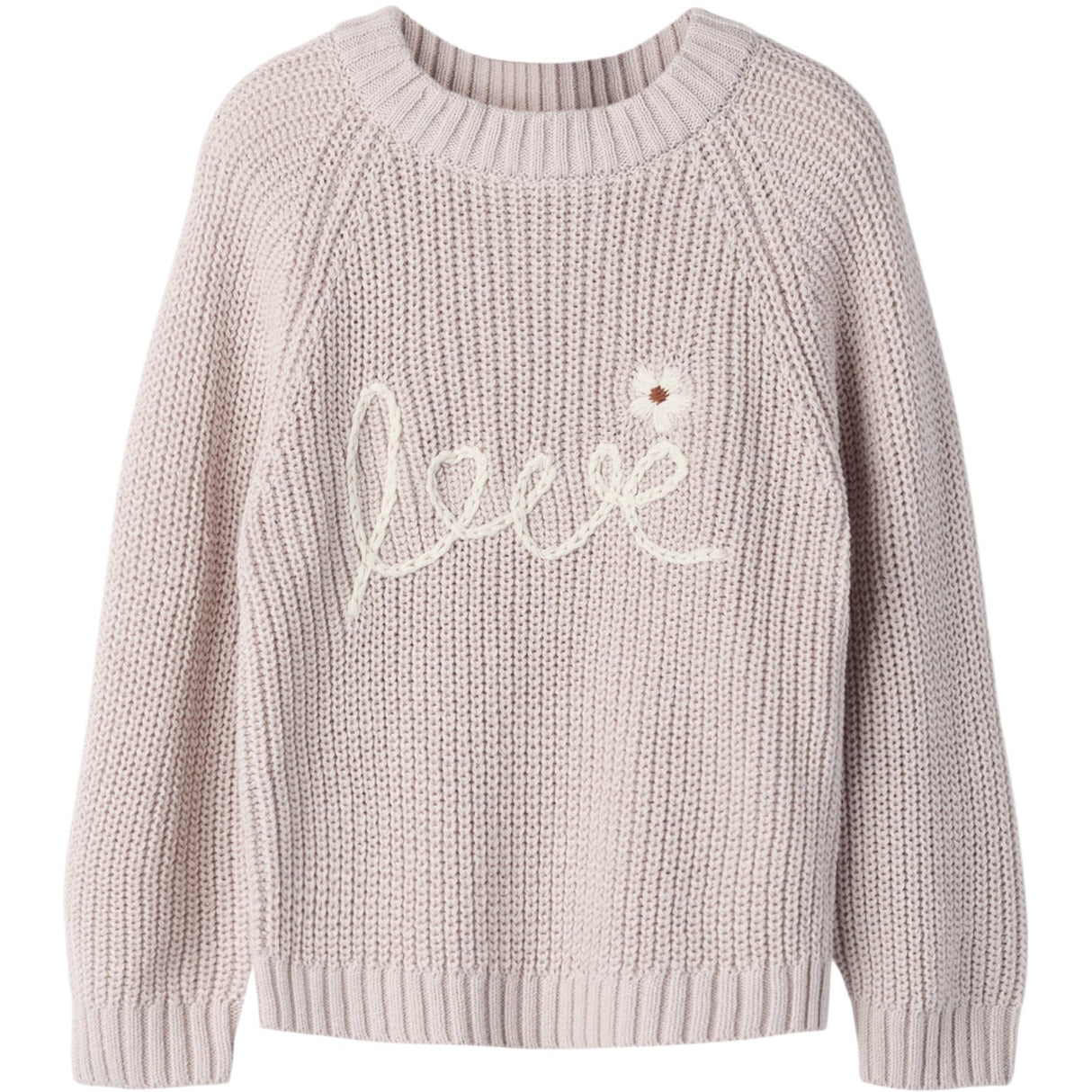 Lil'Atelier Hushed Violet Nmfemlen Emb Knit Lil