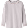 Lil'Atelier Hushed Violet Nmflayo Sup Ls Slim Top Solid Lil