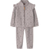 Lil'Atelier Hushed Violet Flowers Nmflaspektra Fleece Set Aop Lil
